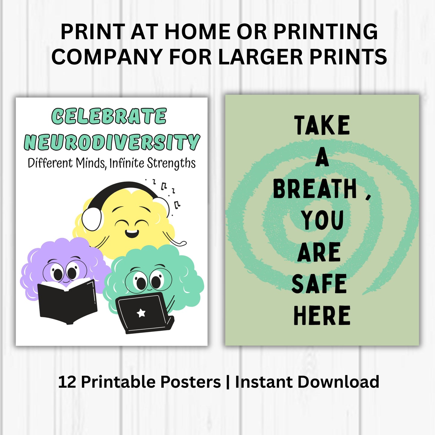 Neurodiversity Posters for Autism and ADHD Classroom | Inclusion Decor Set