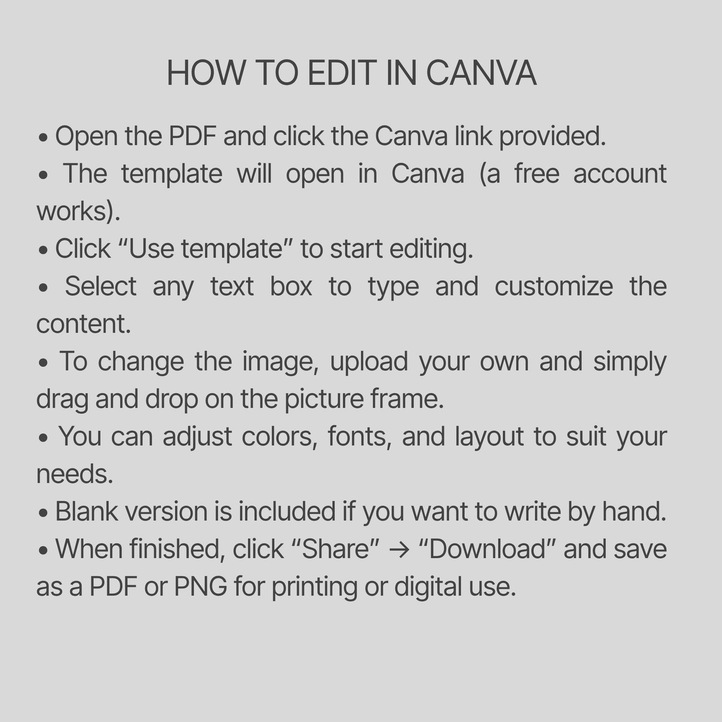 All About Me Worksheet for Kids | Autism Student Profile Printable and Editable Canva Template