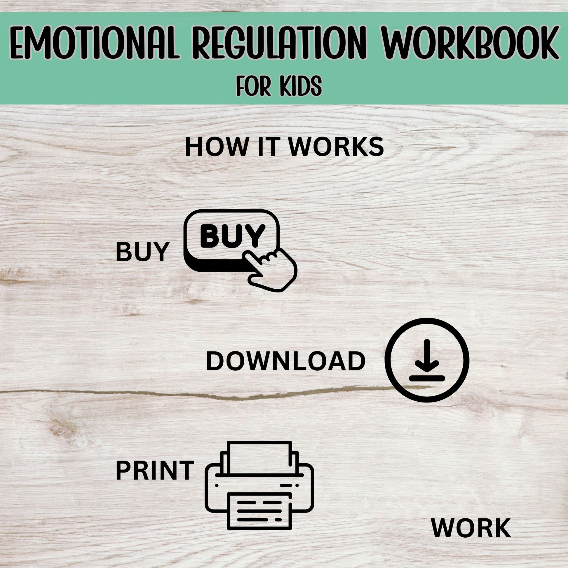 Behavior Management and Impulse Control Worksheets for Kids