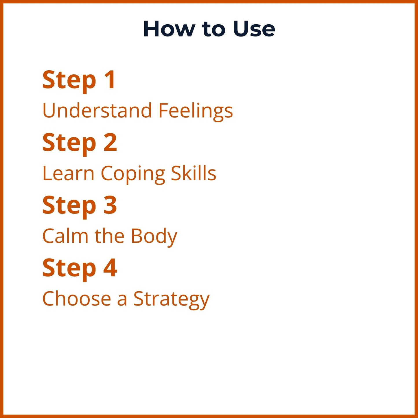 Emotional Regulation Toolkit for Kids | Coping Skills and Calm Down Board
