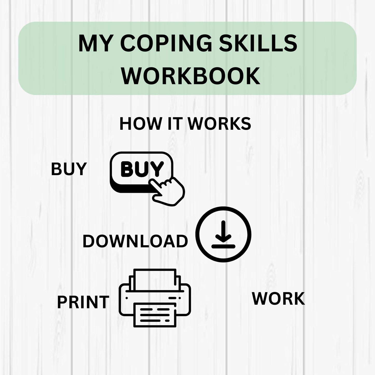 Coping Skills Kids Workbook Worksheets Calming Strategies Emotional Self regulation Coping Skills SEL Counseling Activities Therapist