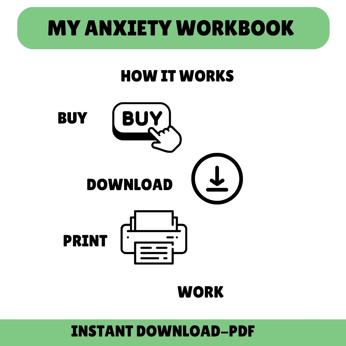 Anxiety Workbook for Kids Therapy Tools Therapy Worksheets Kids Anxiety Journal Therapy Office Decor Social Psychology DBT CBT