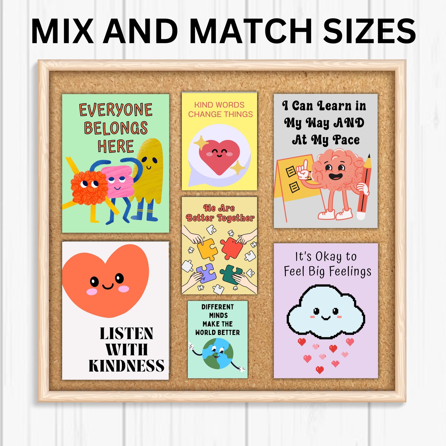 Neurodiversity Posters for Autism and ADHD Classroom | Inclusion Decor Set